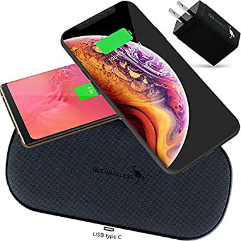 IBIS Wireless 2.0-10W Dual Wireless Charger Fast